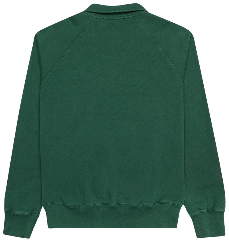 Stussy Polo Zip Fleece Green