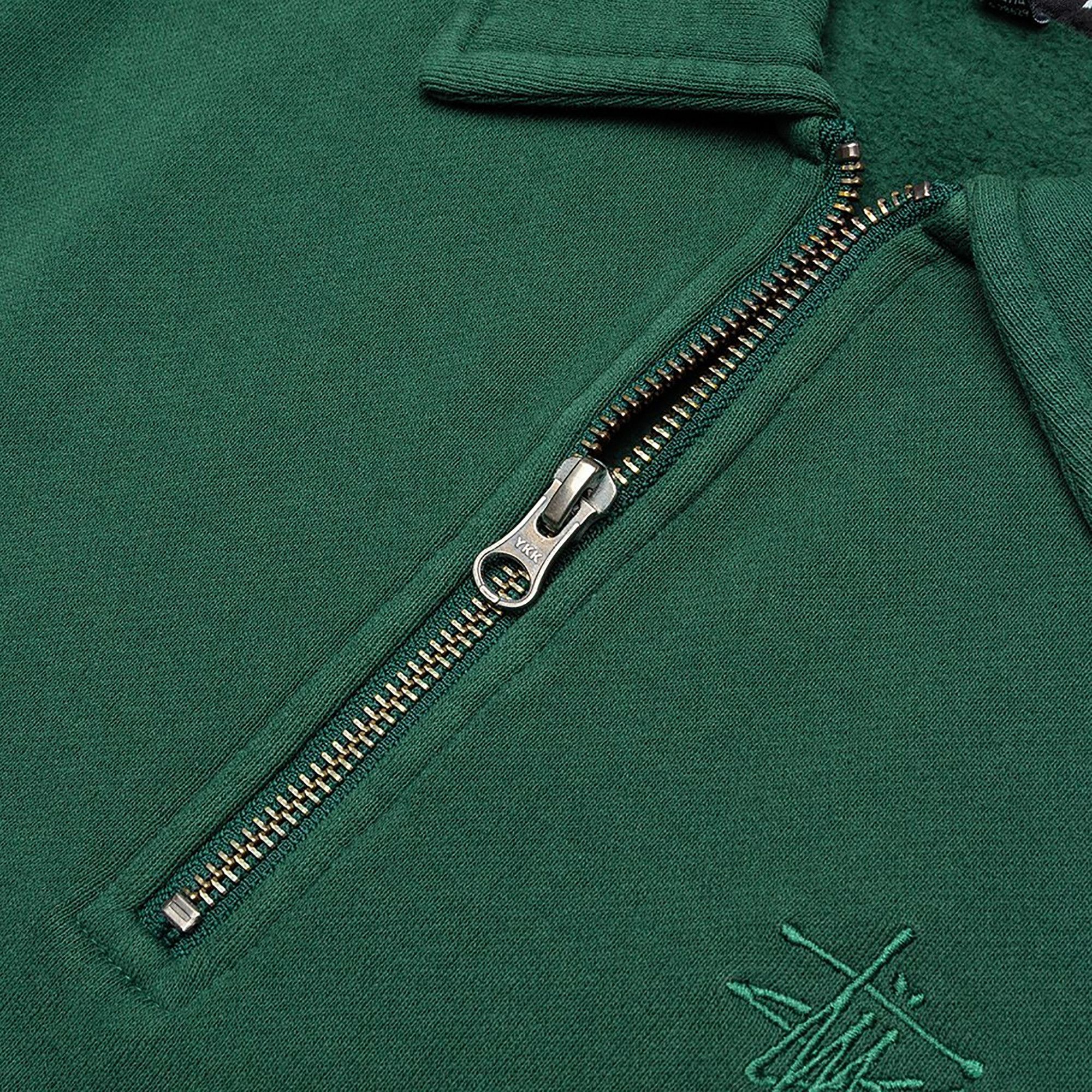Buy Stussy Polo Zip Fleece 'Green' - 118386 GREE | GOAT