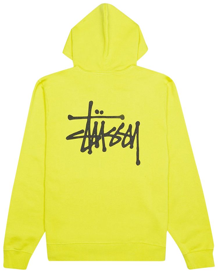 Stussy Basic Hoodie Lemon