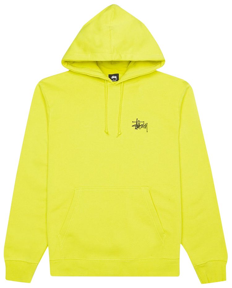 Stussy Basic Hoodie Lemon