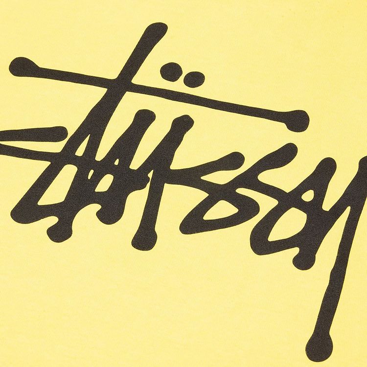 Stussy Basic Long Sleeve Tee Lemon