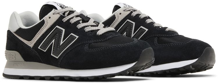 New Balance 574 2E Wide Core Pack   Black Grey