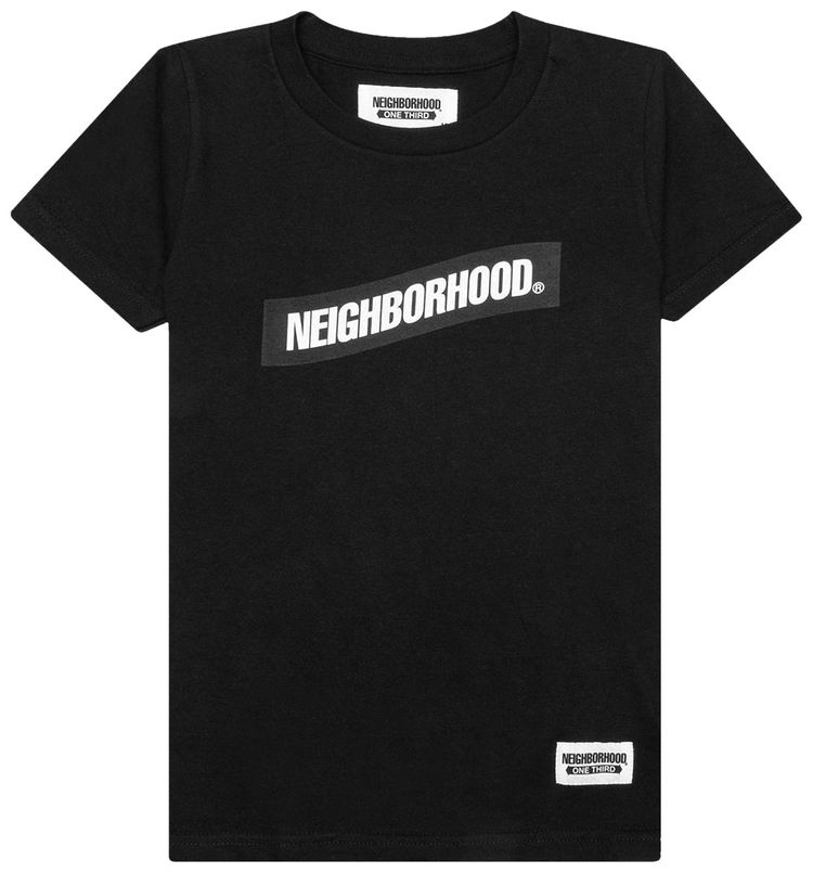 Neighborhood Kids Distortion C Tee Black