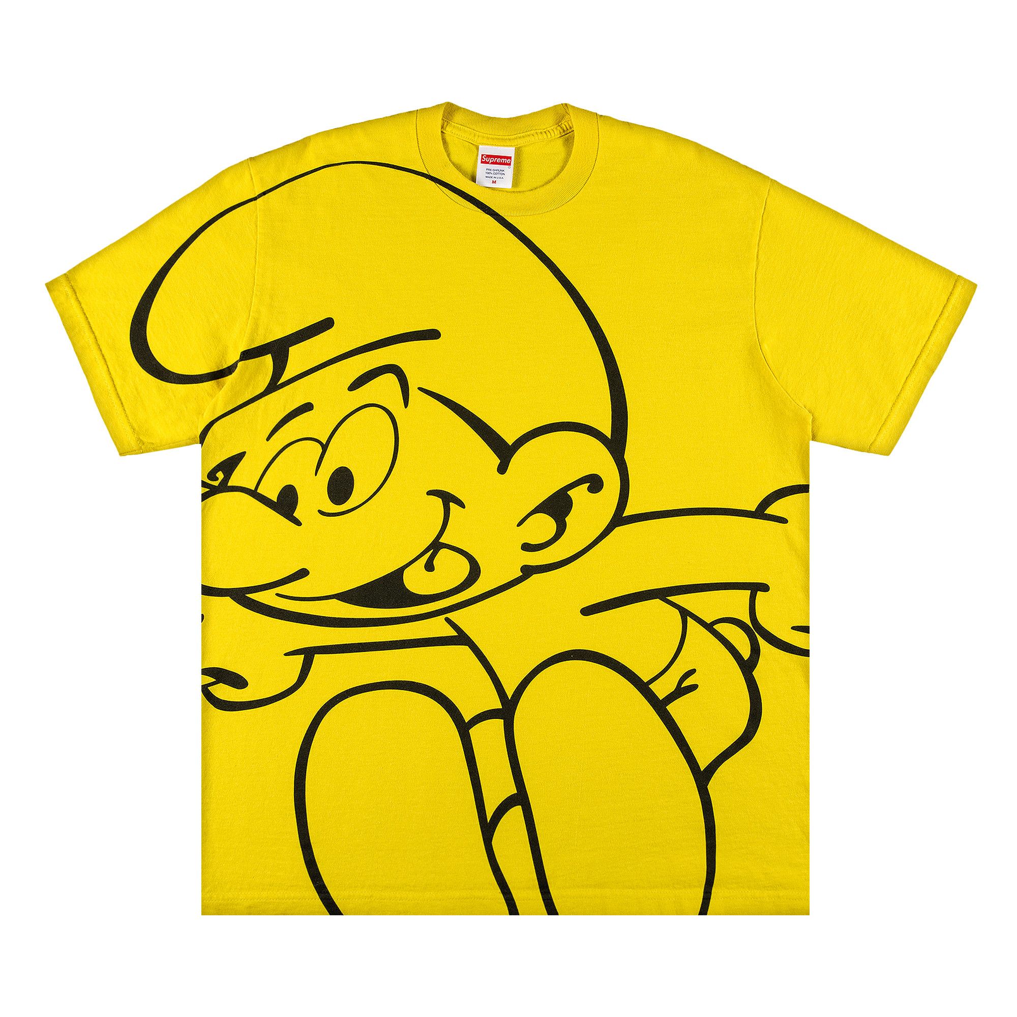 Buy Supreme x Smurfs Tee 'Yellow' - FW20T44 YELLOW | GOAT