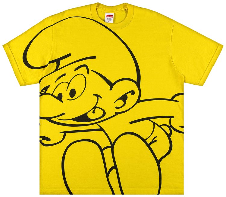 Supreme x Smurfs Tee Yellow