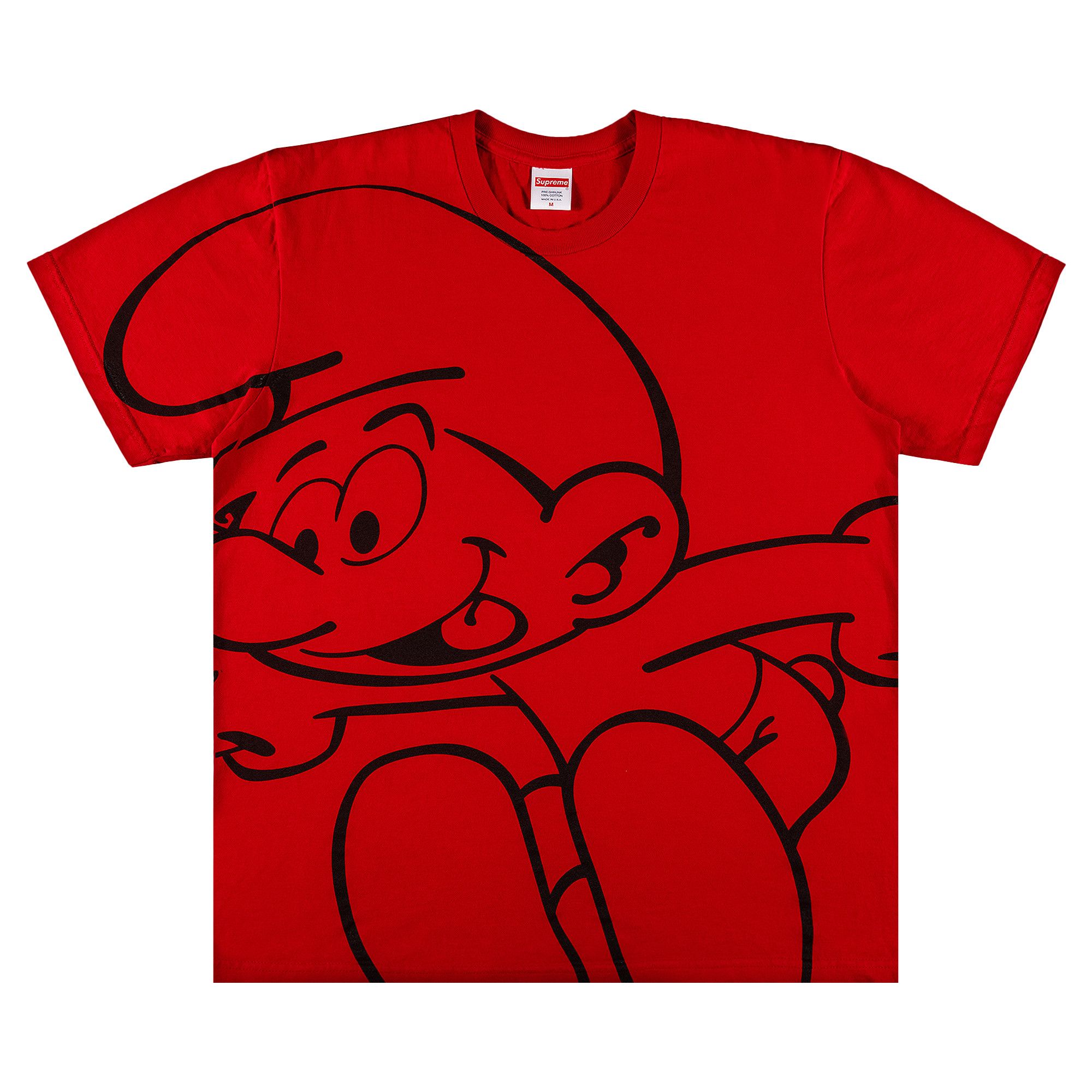 Size xl Supreme x Smurfs Tee 'Red'