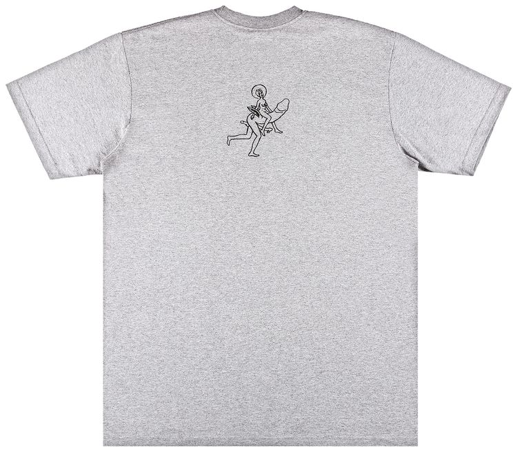 Supreme Dicks Tee Heather Grey