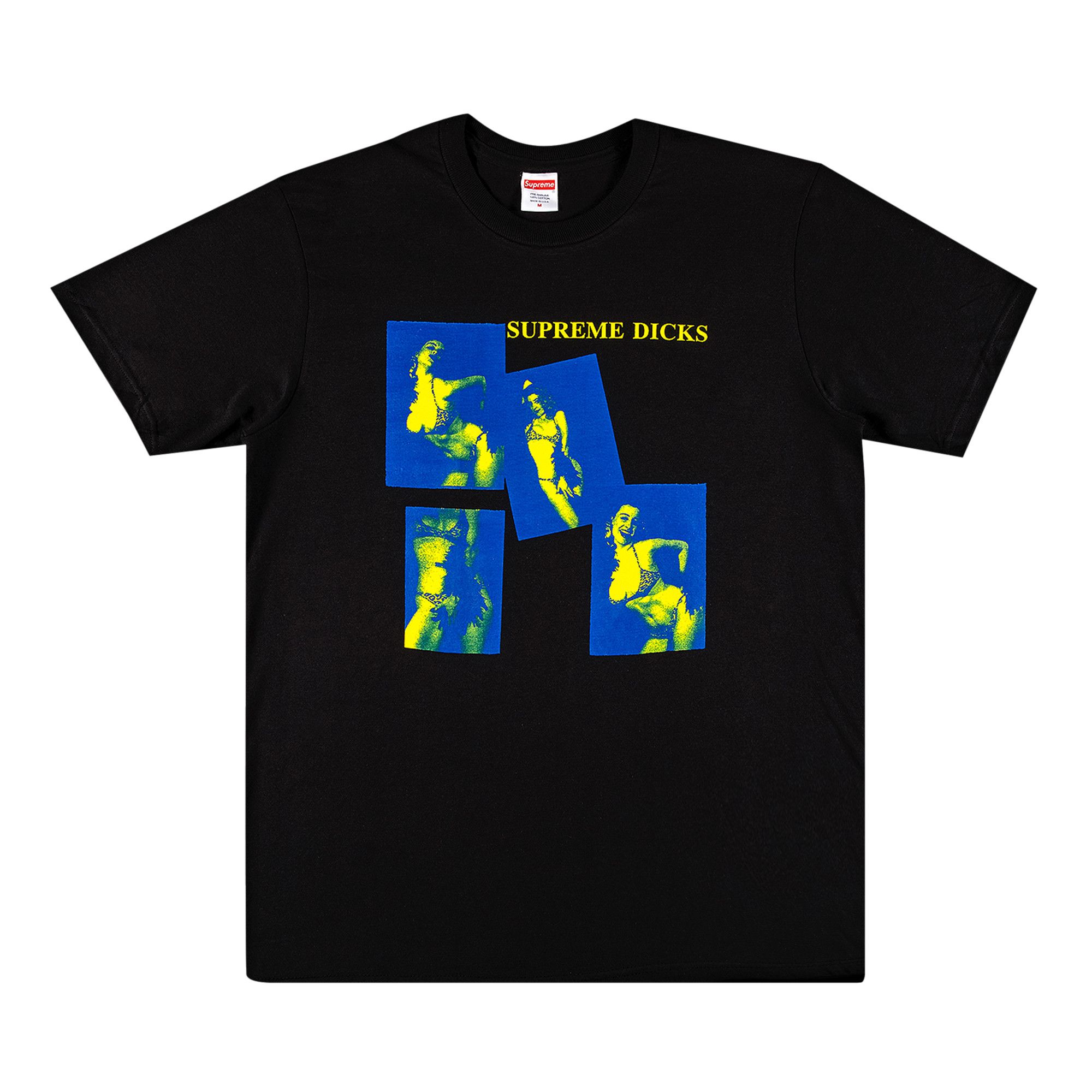 Buy Supreme Dicks Tee 'Black' - FW20T34 BLACK | GOAT