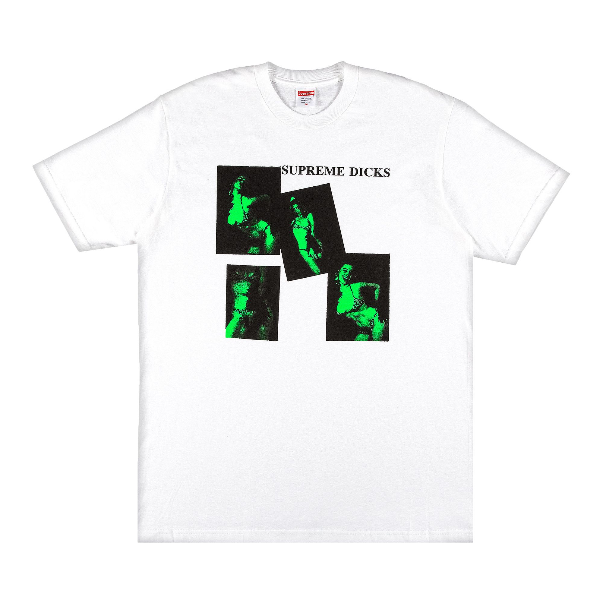 Buy Supreme Dicks Tee 'White' - FW20T34 WHITE | GOAT