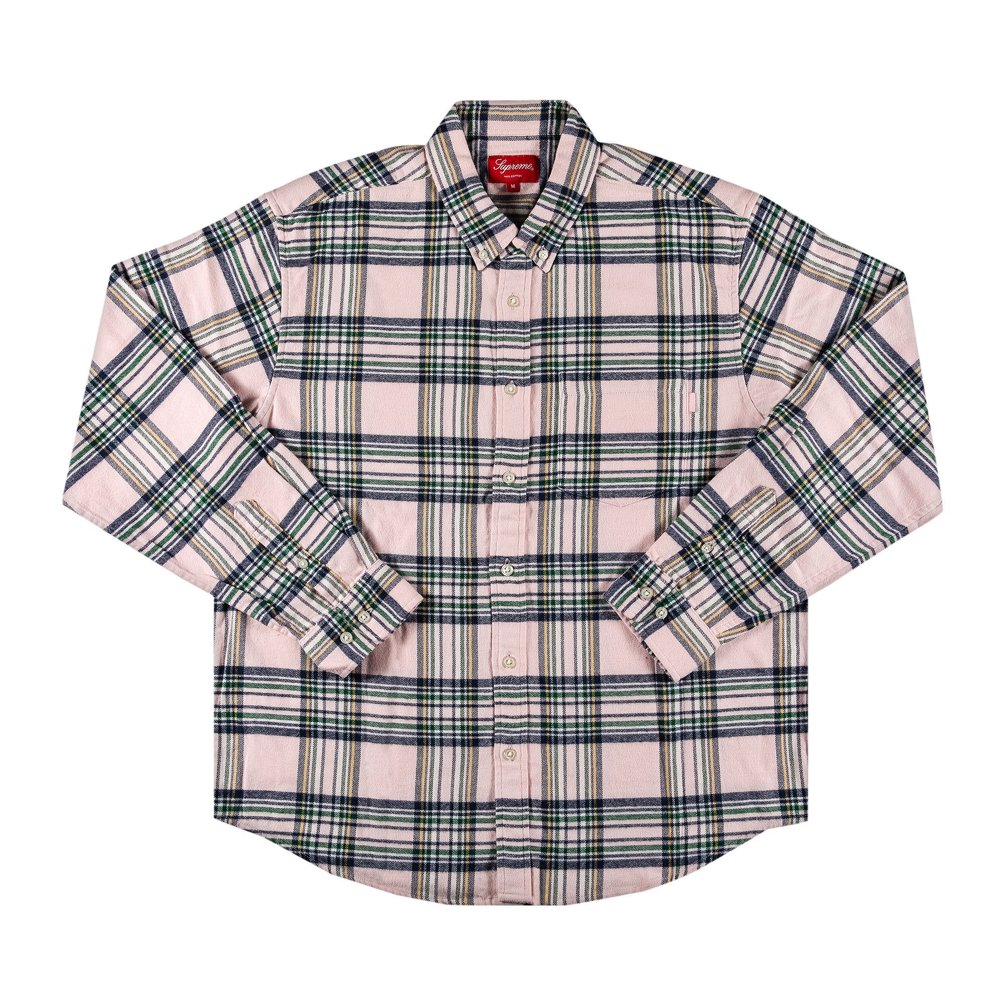 出産祝いなども豊富 Buy Supreme Tartan Flannel Shirt 'Pale Pink' - FW20S5 PALE トップス