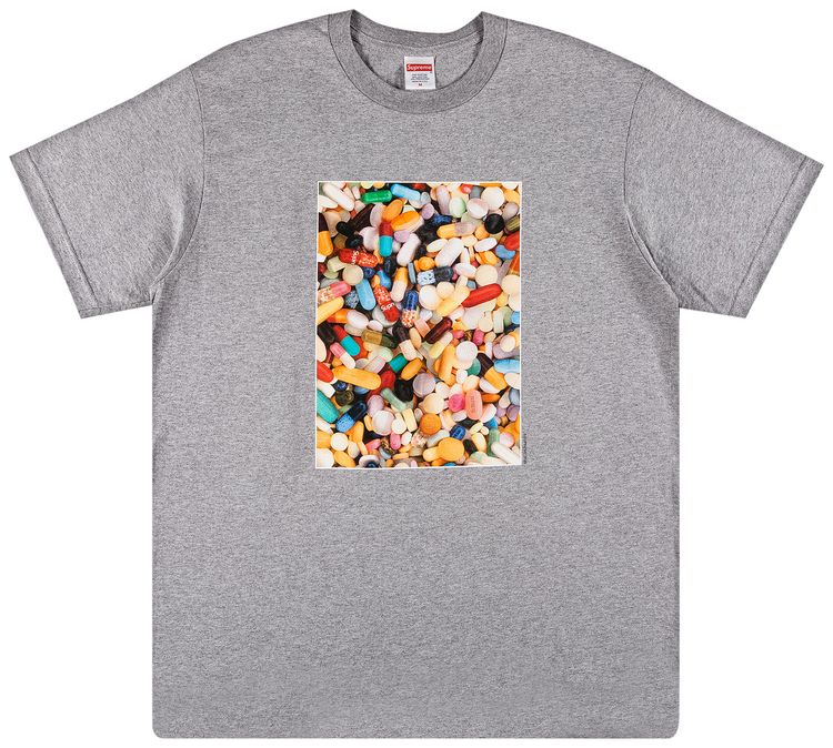 Supreme Pills Tee Heather Grey