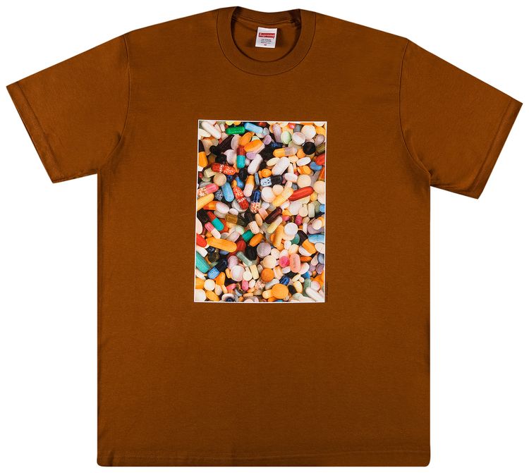 Supreme Pills Tee Brown