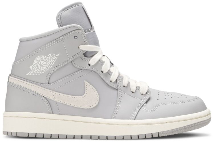 Wmns Air Jordan 1 Mid Grey Light Bone