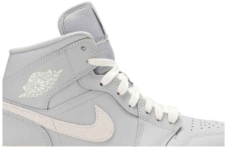 Wmns Air Jordan 1 Mid Grey Light Bone