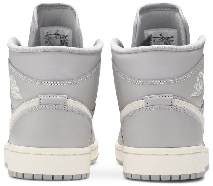Wmns Air Jordan 1 Mid Grey Light Bone