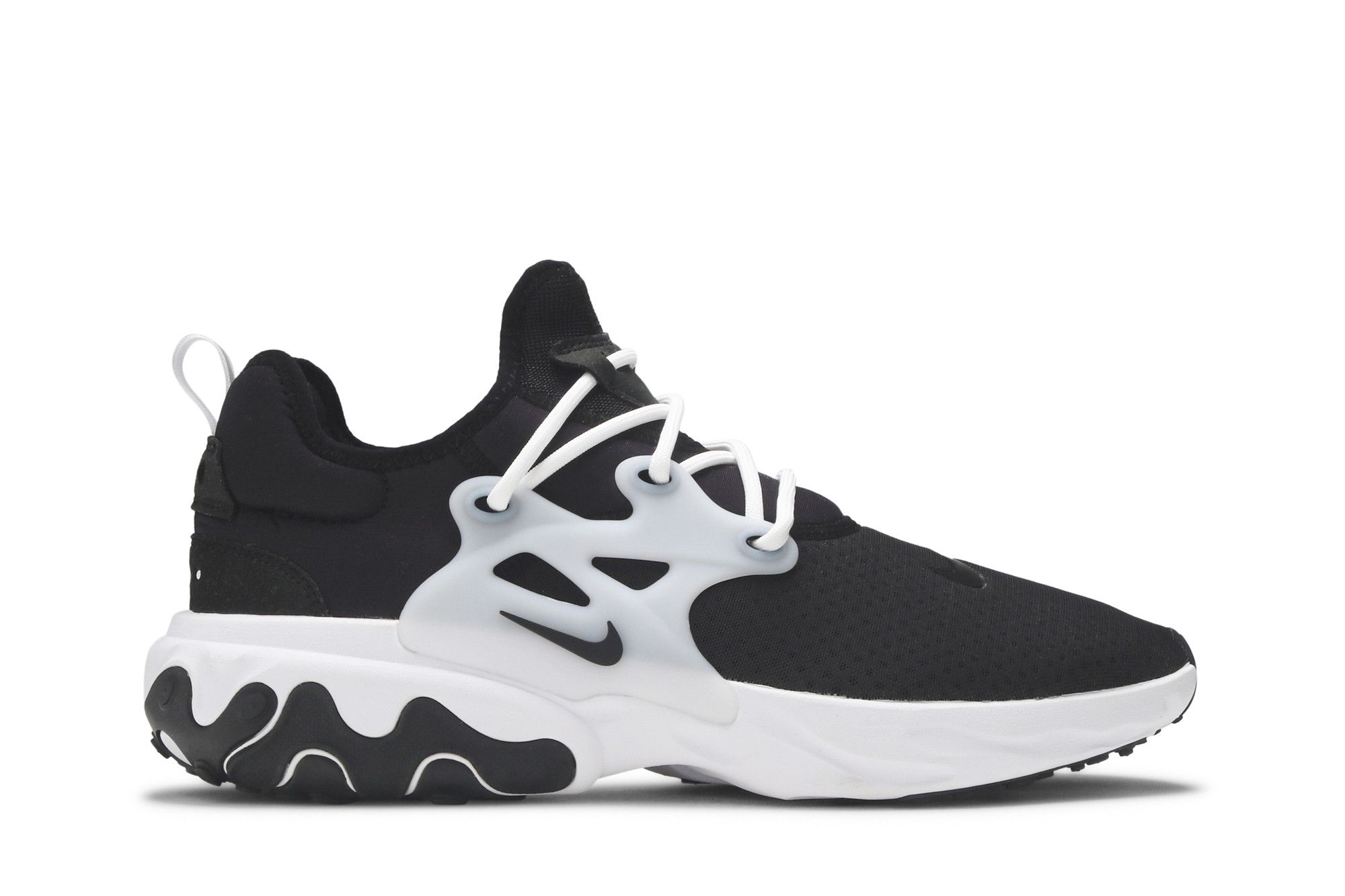 Nike react presto black and white outlet