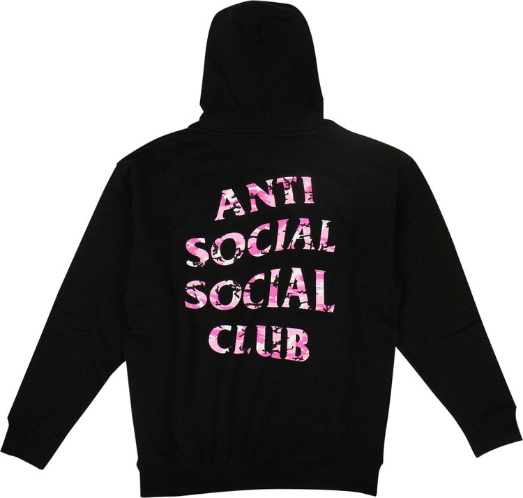 Anti Social Social Club x Undefeated Camo Hoodie Black