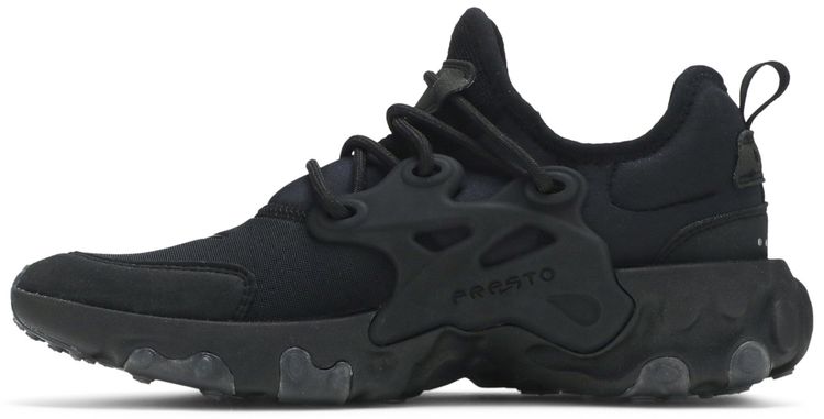 Nike React Presto GS Triple Black