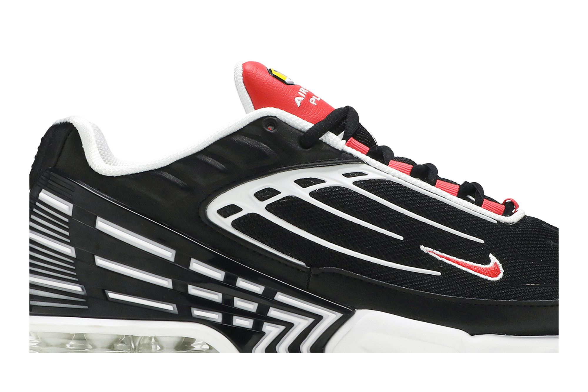 Air max plus 3 black/track red top