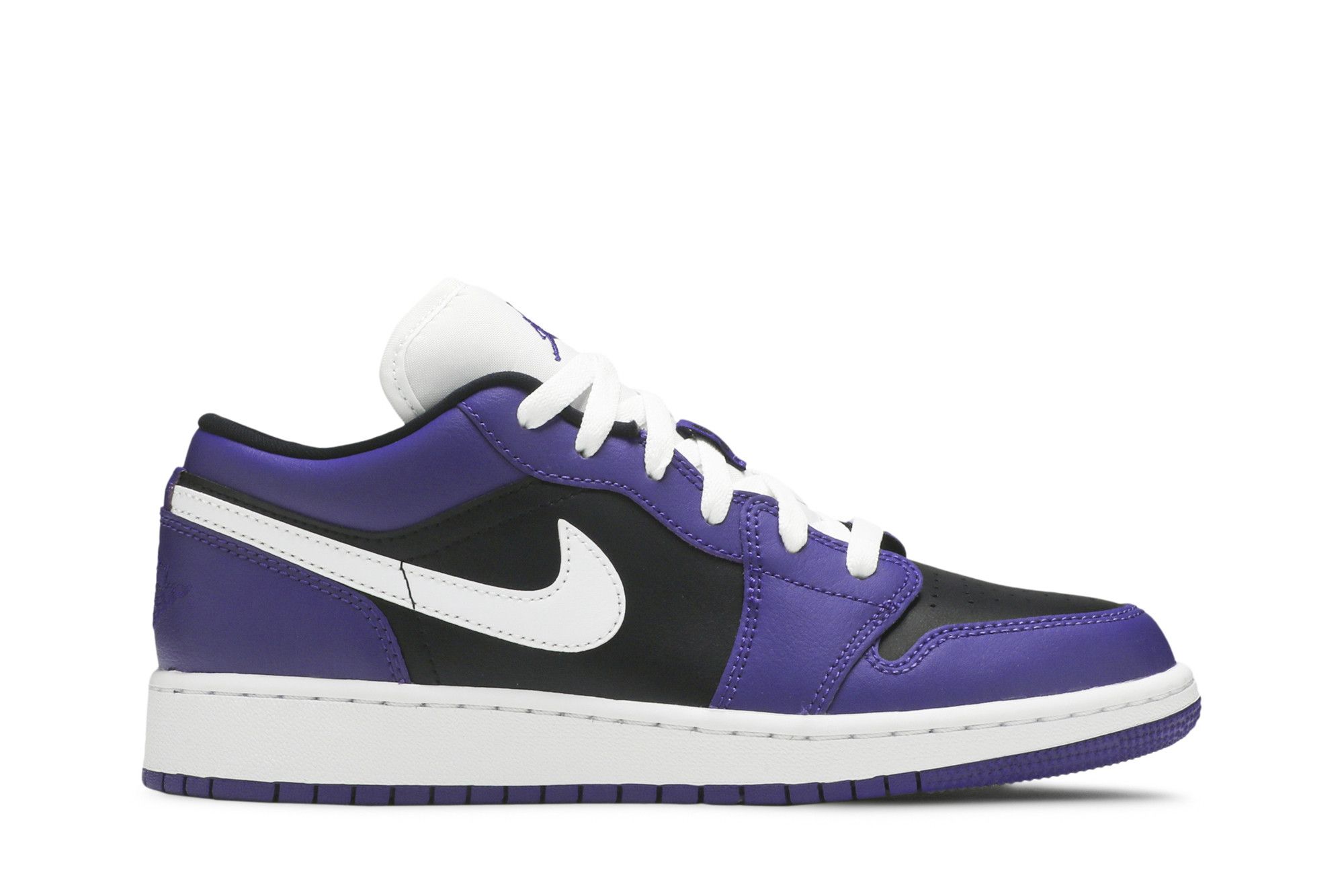 Buy Air Jordan 1 Low GS Black Court Purple 553560 501 GOAT UK