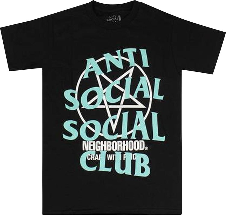 Anti Social Social Club x Neighborhood Filth Fury T-Shirt 'Black'