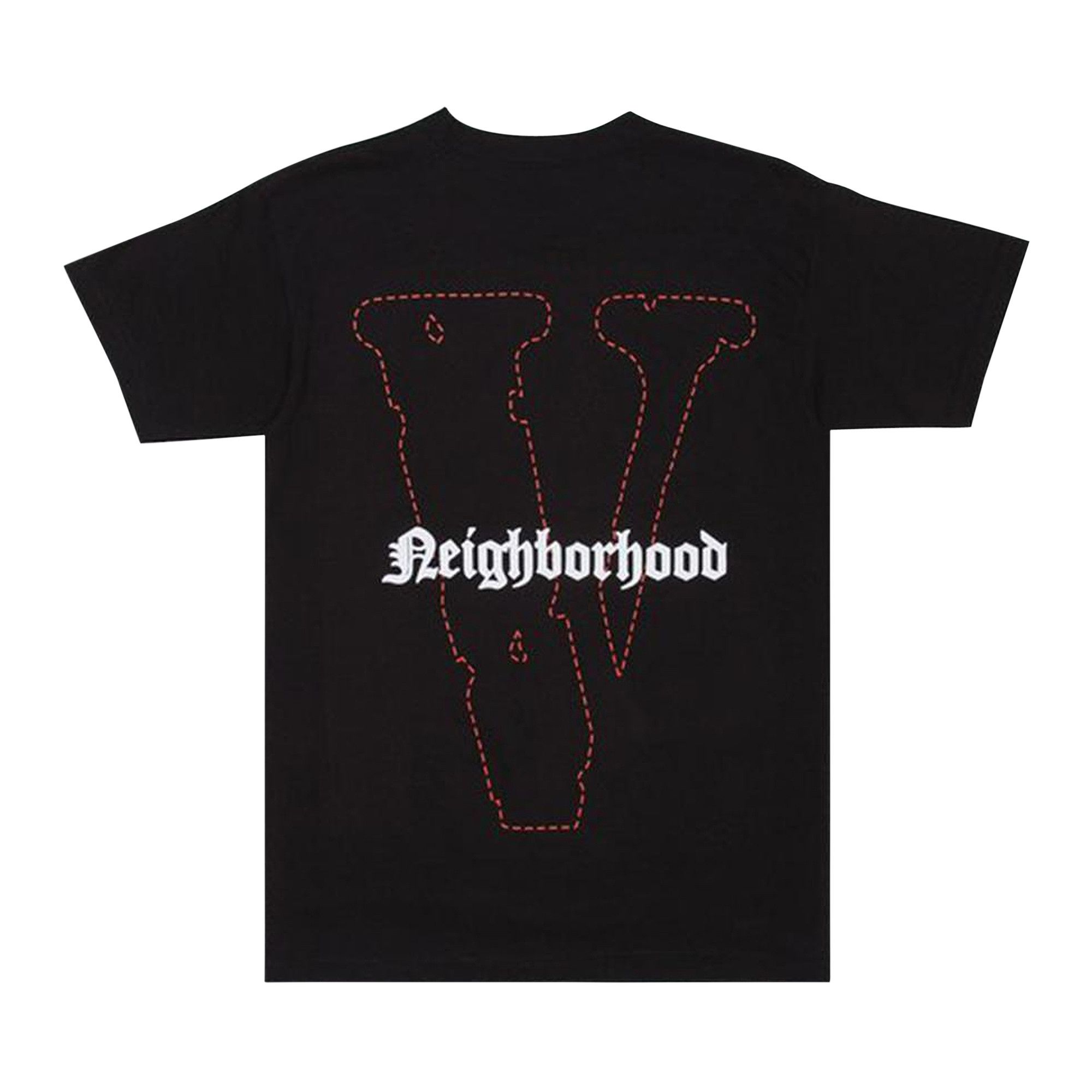 Size s Vlone x Neighborhood Skull Short-Sleeve T-Shirt 'Black/Red'