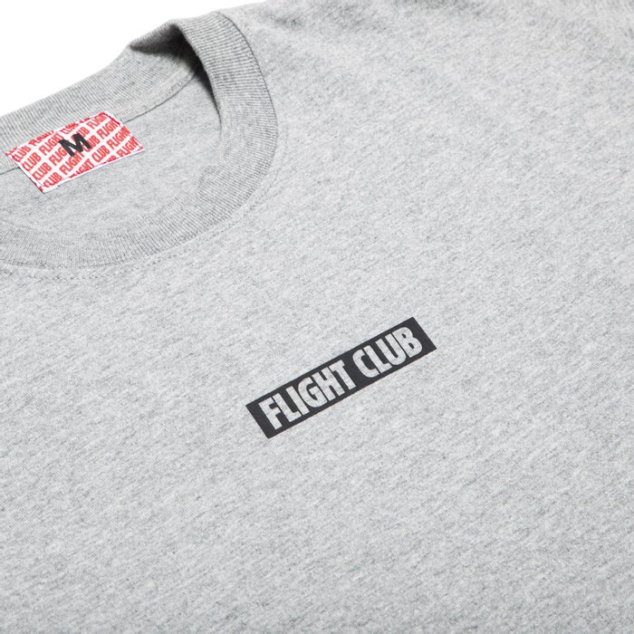 Achetez des Flight Club Slant Logo Tee 'Heather Gray/Black' 20FC 02