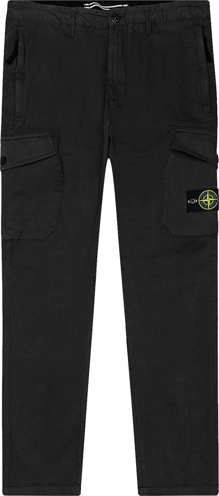 Stone Island Stretch Gabardine Pants 'Black'