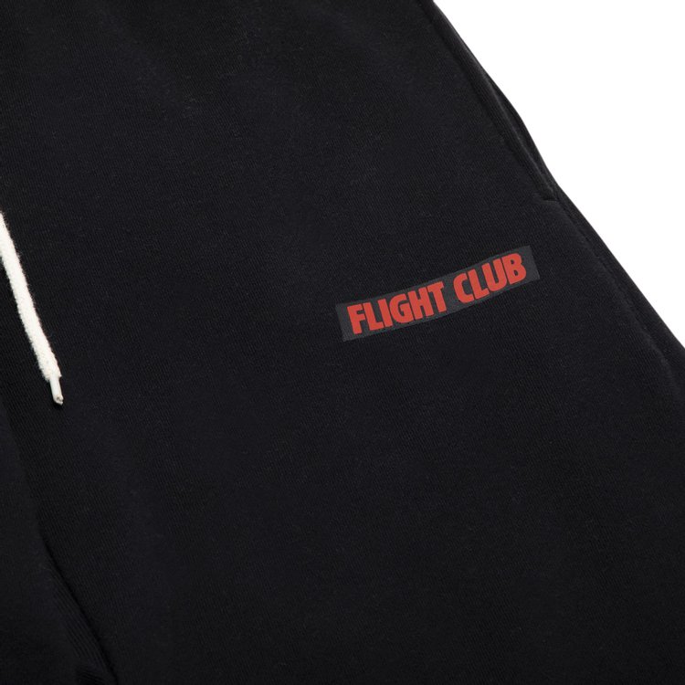 Flight Club Oversized Logo Sweatpants Black