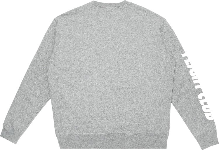 Flight Club Oversized Logo Crewneck Gray