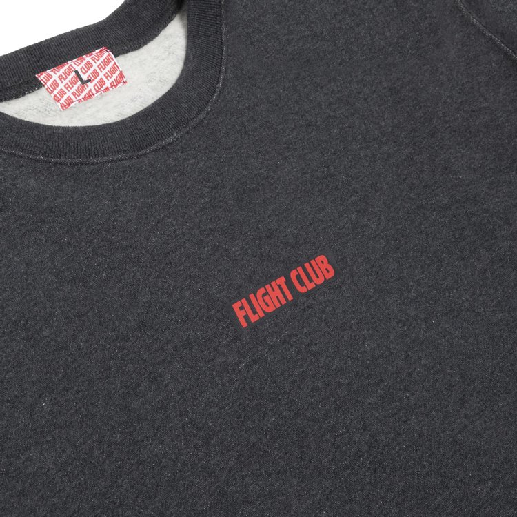 Flight Club Oversized Logo Crewneck Dark Gray