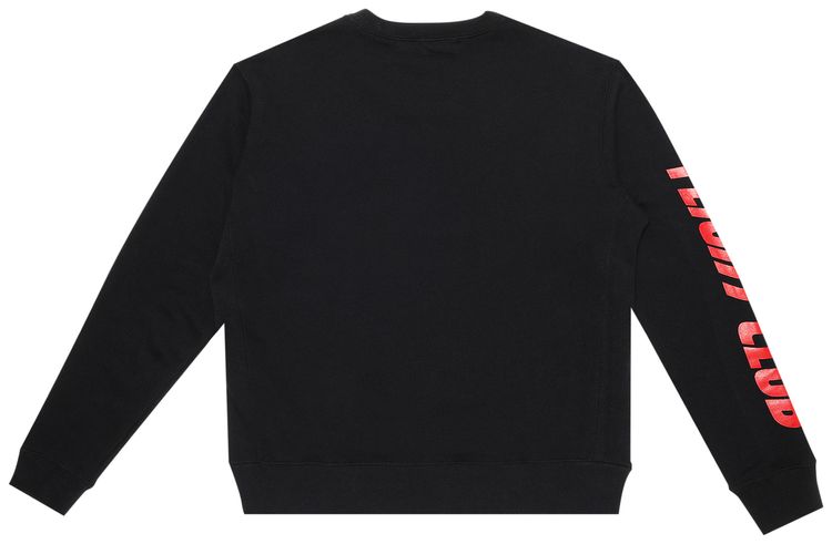 Flight Club Oversized Logo Crewneck Black