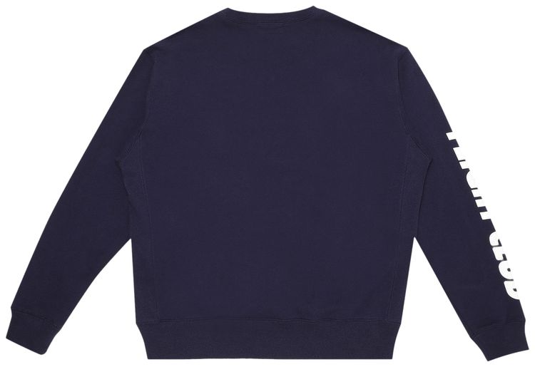 Flight Club Oversized Logo Crewneck Navy