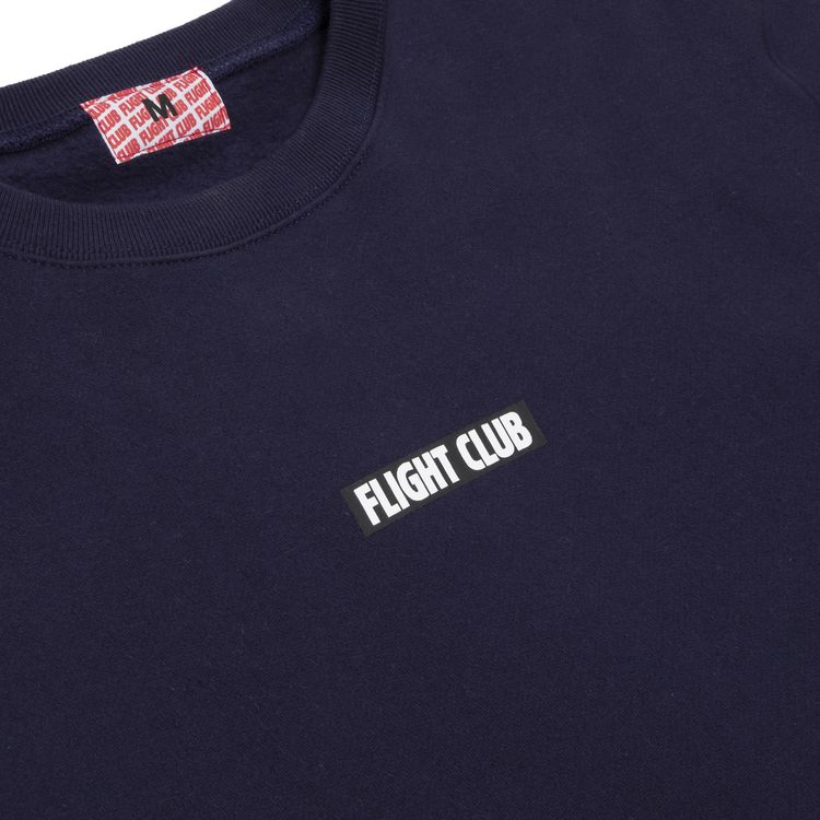 Flight Club Oversized Logo Crewneck Navy