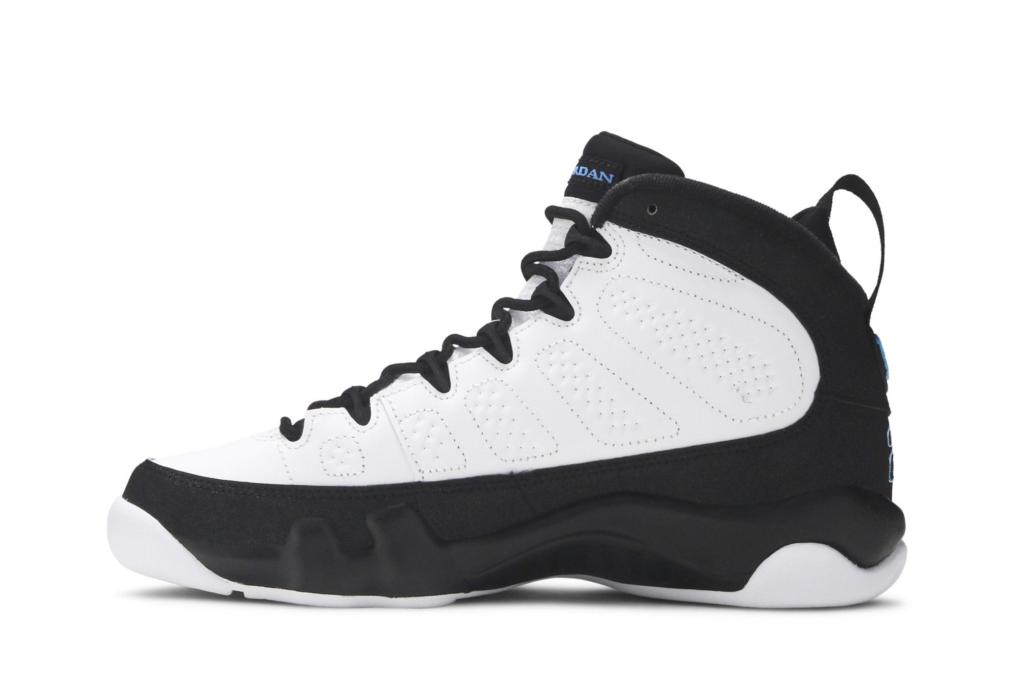 Blue and white jordans 9 release date cheap