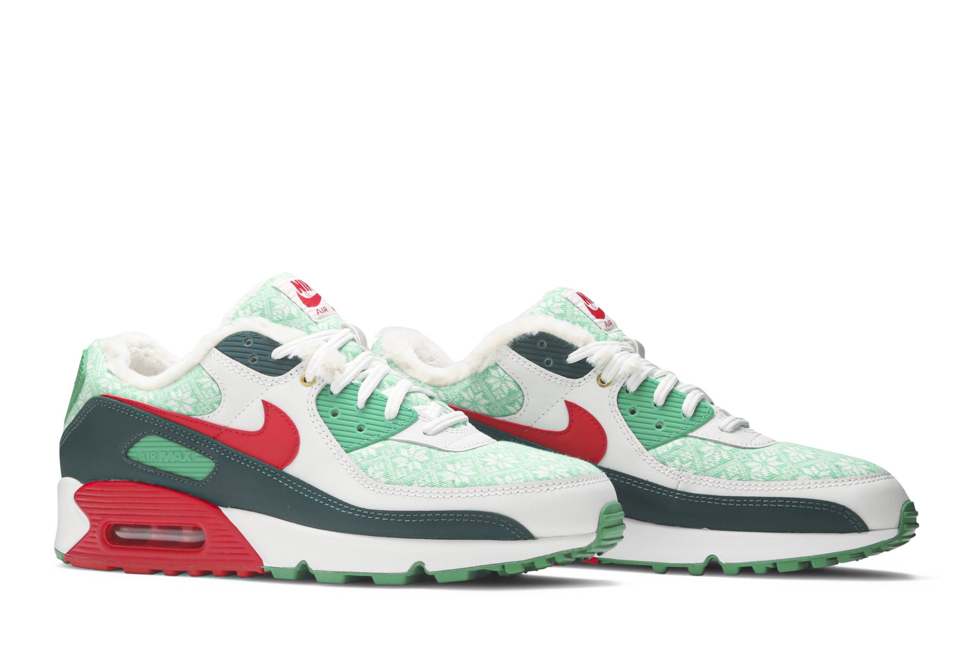 靴 Nike Air Max 90 \"Nordic Christmas\" 2020 Men Sz 9.5 ~ Nike™ Air Max 90 'Nordic Christmas Sweater