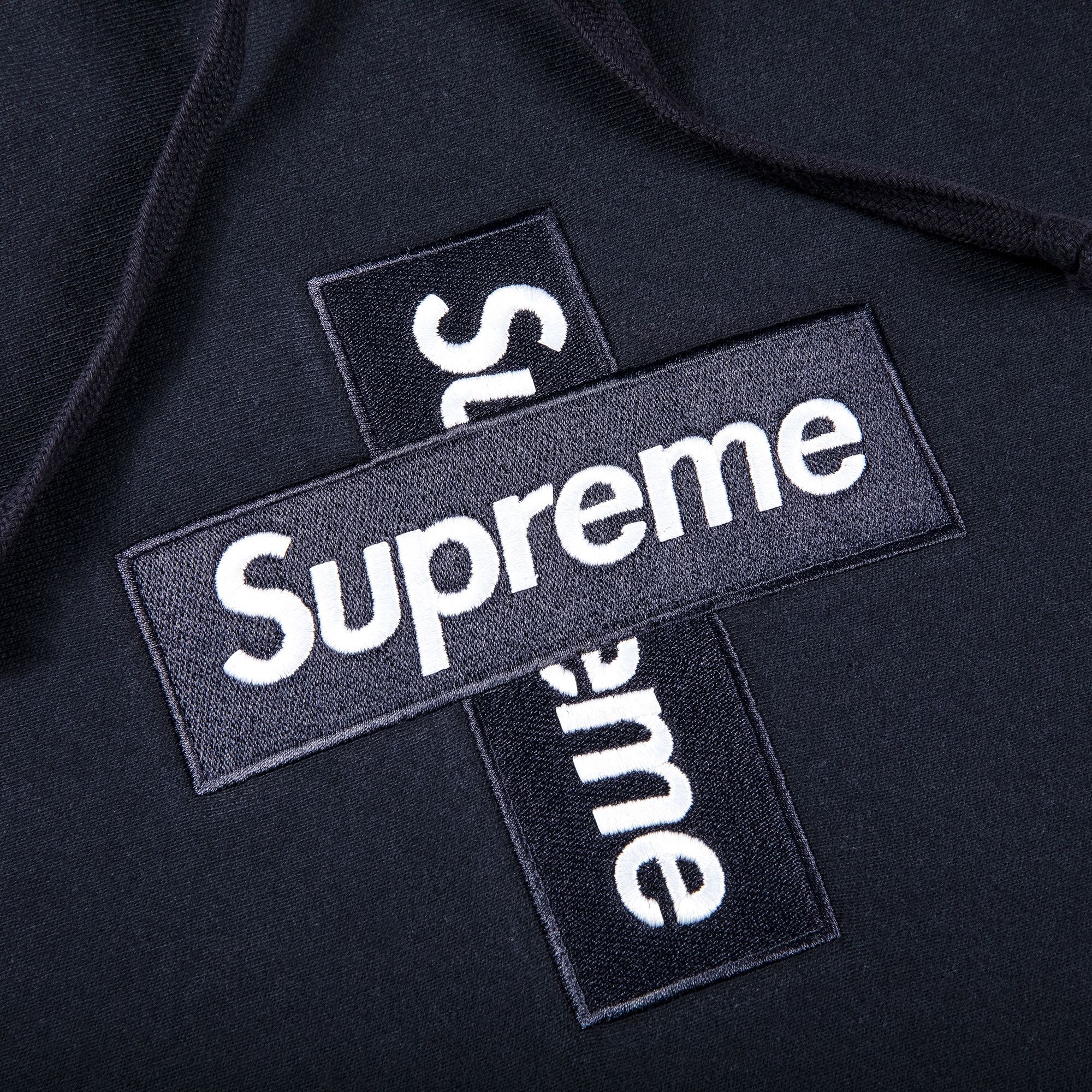 大特価 Buy Supreme Cross Box Logo Hooded Sweatshirt 'Navy トップス