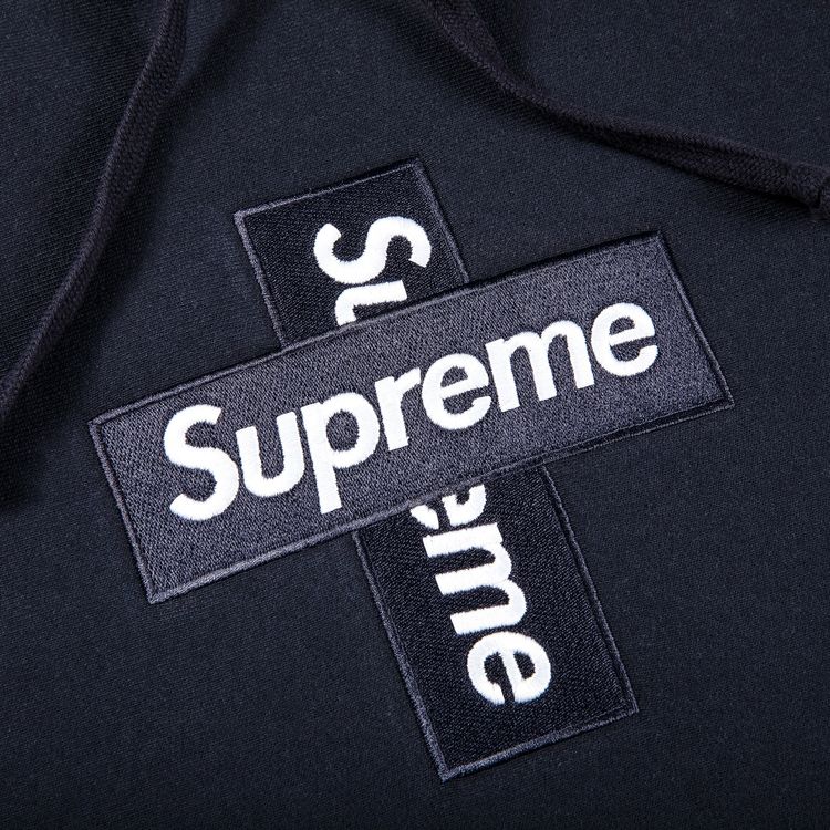 Buy Supreme Cross Box Logo Hooded Sweatshirt 