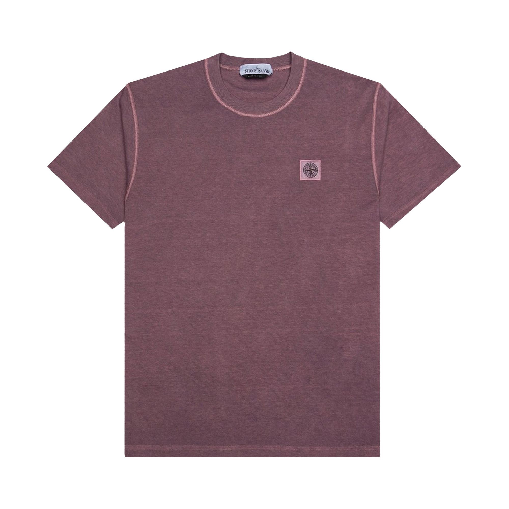 Buy Stone Island Fissato Dye Short-Sleeve T-Shirt 'Faded