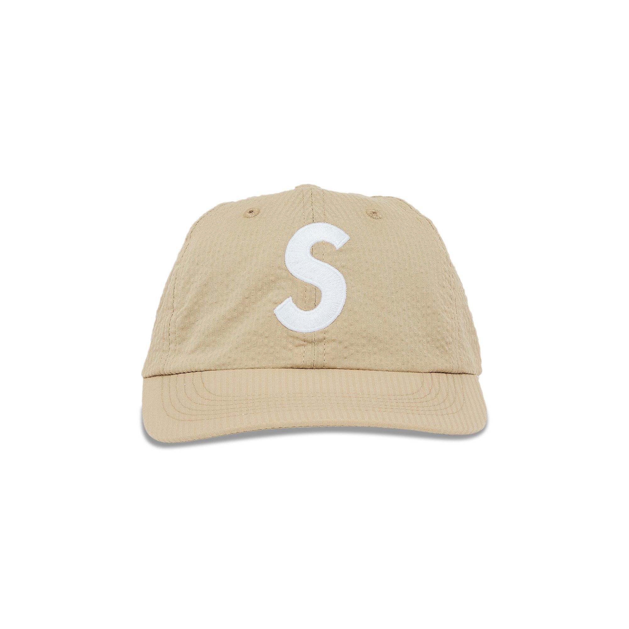 Buy Supreme Seersucker S Logo 6-Panel 'Tan' - SS24H4 TAN | GOAT