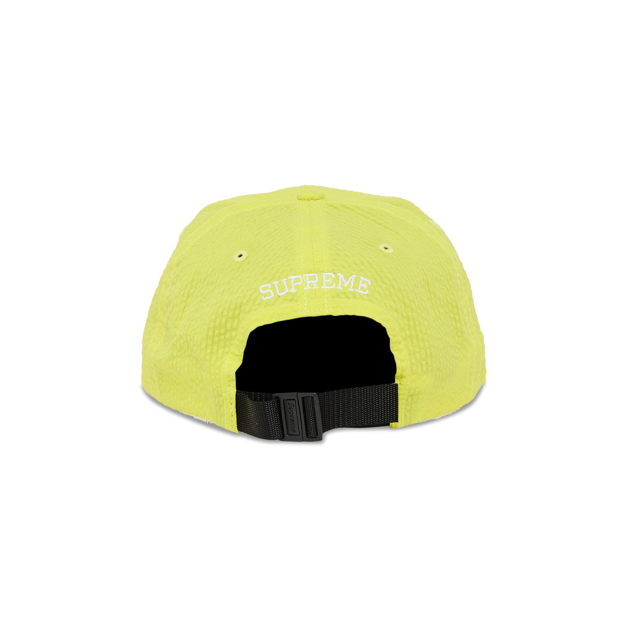 美品⭐︎Supreme Seersucker S Logo 6 Panel 黄 Buy Supreme Seersucker S Logo 6-Panel 'Yellow' - SS24H4 YELLOW | GOAT