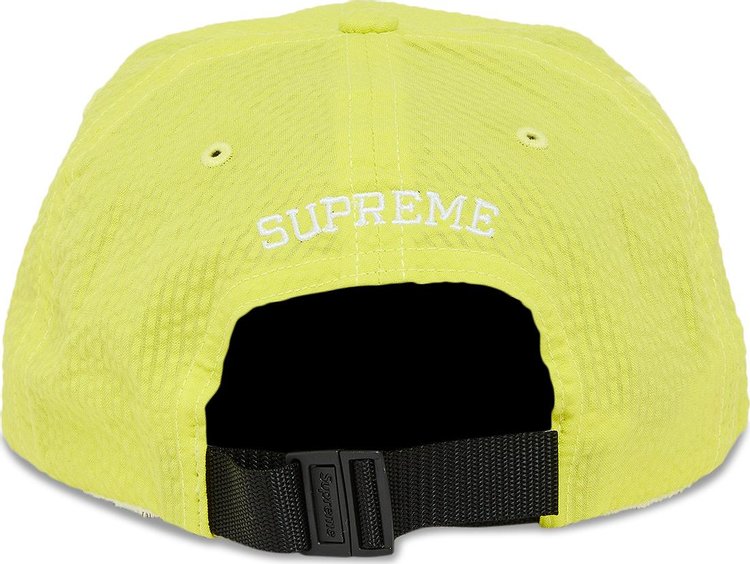 Supreme Seersucker S Logo 6 Panel Yellow