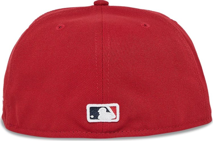 Supreme x MLB Teams Box Logo New Era Red   Atlanta