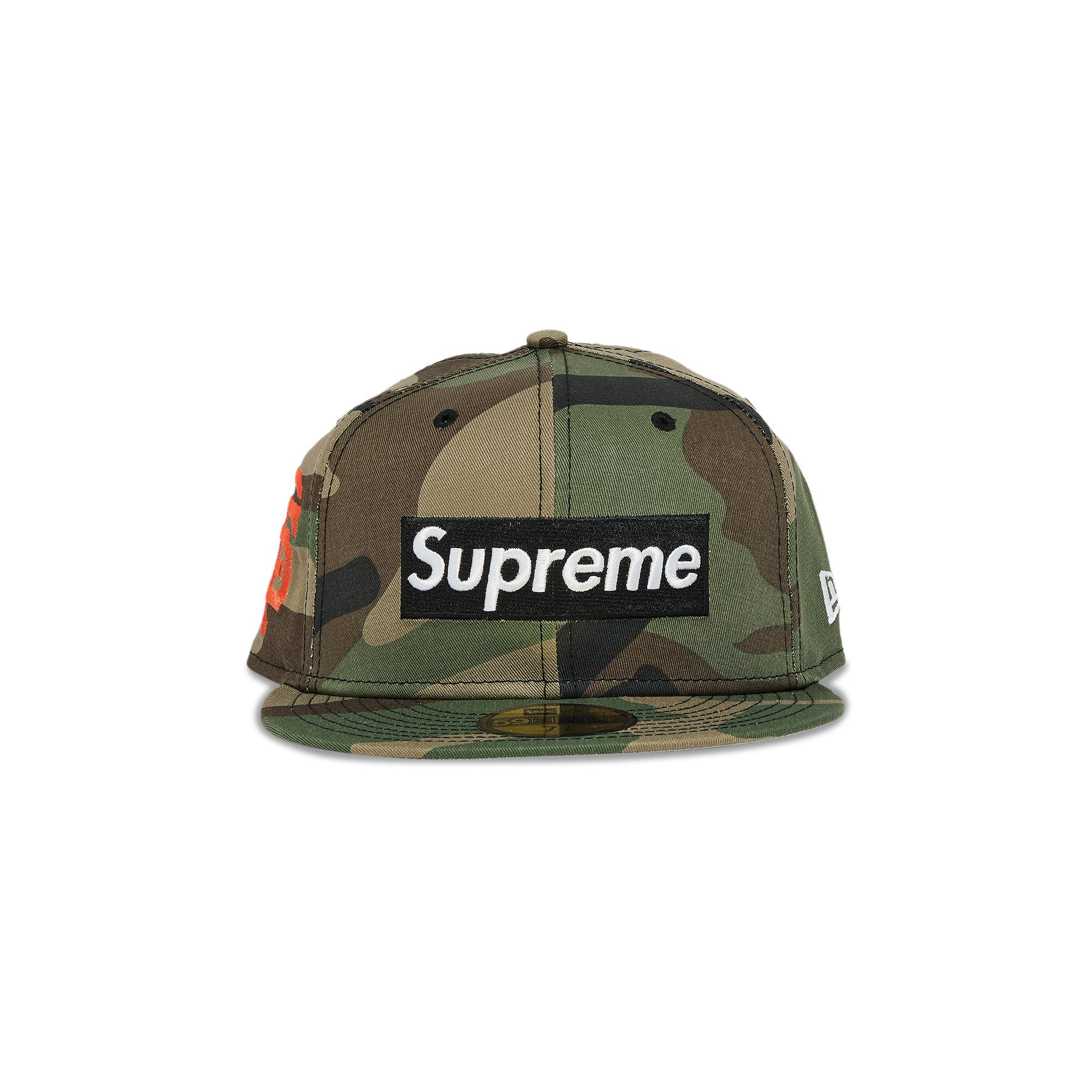 人気 ブランド チェック x Supreme 1/2 7 Size MLB Francisco'  San - Camo 'Woodland Era New Logo Box Teams 帽子