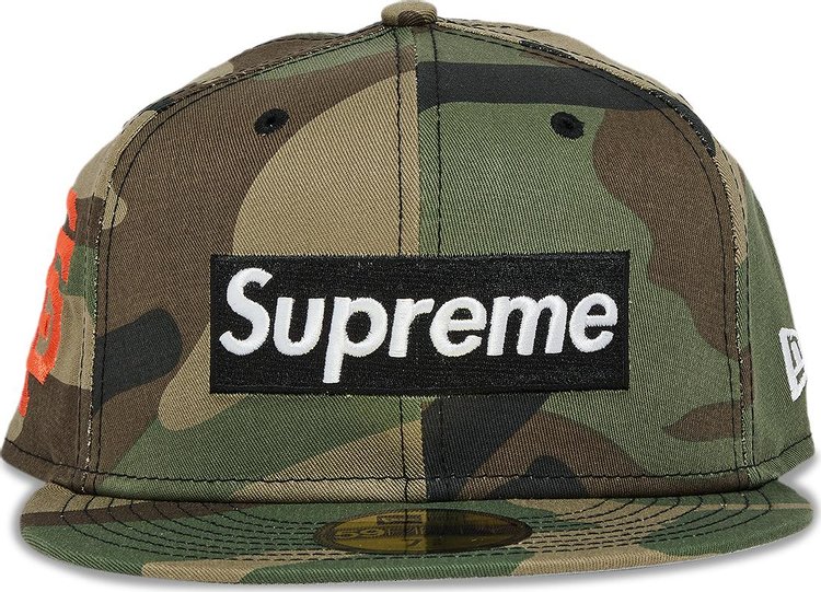 Supreme x MLB Teams Box Logo New Era 'Woodland Camo - San Francisco'