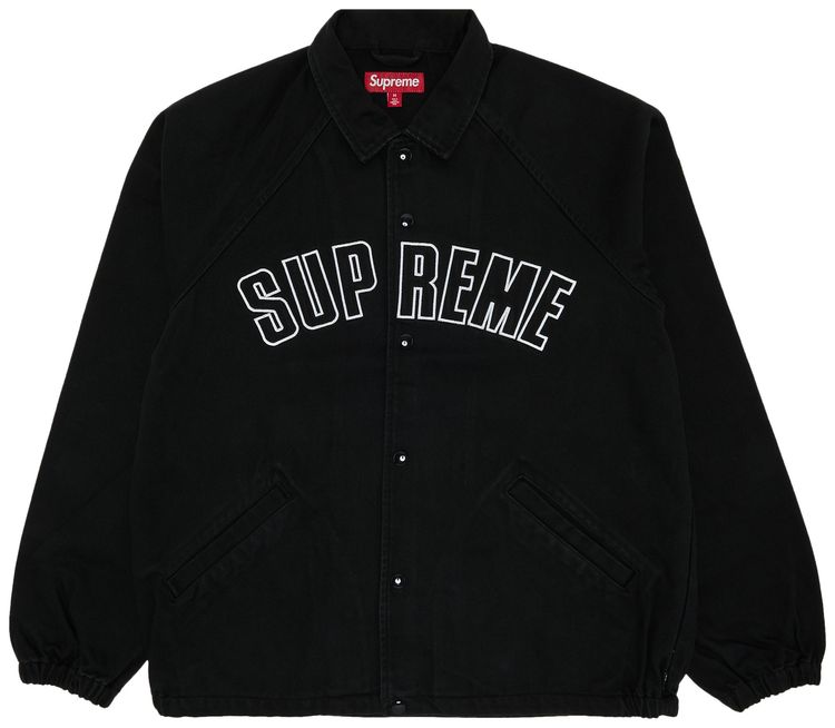 Supreme Arc Denim Coaches Jacket Black