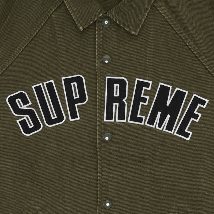Supreme Arc Denim Coaches Jacket Olive