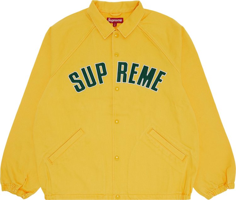 Supreme Arc Denim Coaches Jacket Yellow