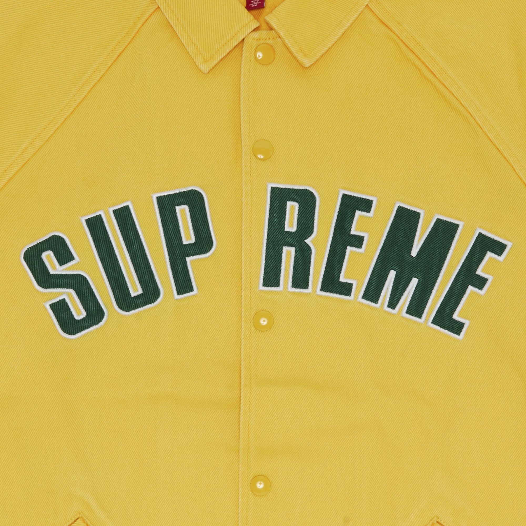 【人気沸騰】 Jacket Coaches Denim Arc Supreme Buy 'Yellow' SS24J85 - ジャケット・アウター