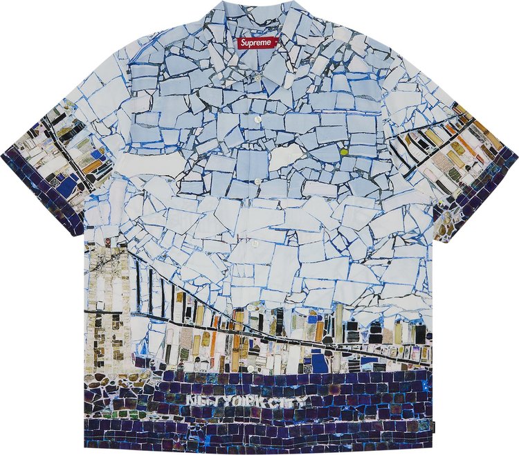 Supreme Mosaic Short-Sleeve Shirt 'Multicolor'